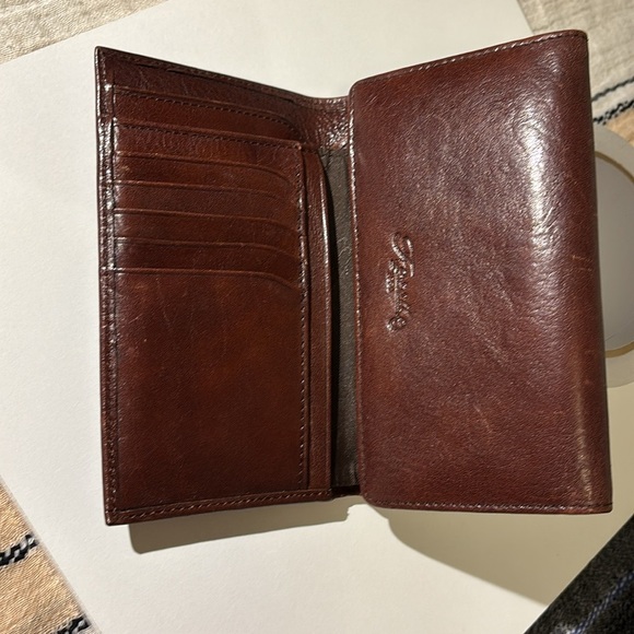 Fossil Brown Leather Wallet Timeless Design - Picture 5 of 10